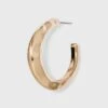 Shiny Flat Hammered Hoop Earrings - A New Day™ Gold -A New Day popular shop unnamed file 1024