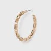 Gold Frozen Chain Hoop Earrings - A New Day™ Gold 2 Gold Frozen Chain Hoop Earrings - A New Day™ Gold -A New Day popular shop unnamed file 1031