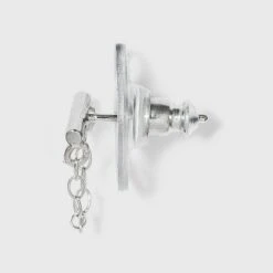 Sterling Silver Two-Tone Rose Gold with Cubic Zirconia and Pink Pearl Stud Earring Set - A New Day™