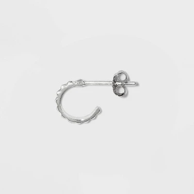 Sterling Silver with Cubic Zirconia Geometric Stud Earring Set 5pc - A New Day™ Silver 3 Sterling Silver with Cubic Zirconia Geometric Stud Earring Set 5pc - A New Day™ Silver