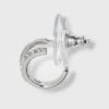 Sterling Silver Cubic Zirconia Double Post Hoop Earring Set 2pc - A New Day™ Silver 2 Sterling Silver Cubic Zirconia Double Post Hoop Earring Set 2pc - A New Day™ Silver -A New Day popular shop unnamed file 1064