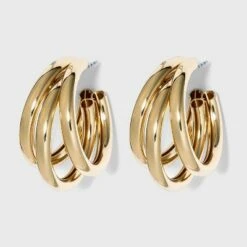 Multi Tube Hoop Earrings - A New Day™ Gold -A New Day popular shop unnamed file 1089