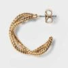 Criss Cross Textured Small Hoop Earrings - A New Day™ Gold -A New Day popular shop unnamed file 1114