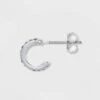 Cubic Zirconia Triangle Stud and Huggie Earring Set - A New Day™ Silver -A New Day popular shop unnamed file 1156
