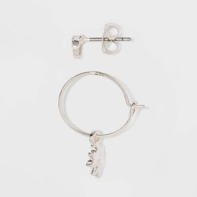 Zinc Stud Earring Set 3pc - A New Day™ Silver 3 Zinc Stud Earring Set 3pc - A New Day™ Silver