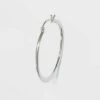 Large Flat Tapered Hoop Sterling Silver Earrings - A New Day™ Silver -A New Day popular shop unnamed file 1180