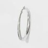 Silver Plated Graduated Hoop Earrings 50mm - A New Day™ Silver -A New Day popular shop unnamed file 1182