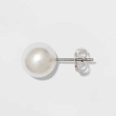 Stud Earring Set 8pc - A New Day™ Gold/Pearl 3 Stud Earring Set 8pc - A New Day™ Gold/Pearl