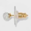 Gold Over Sterling Silver Stud Earring Set 3ct - A New Day™ Clear 1 Gold Over Sterling Silver Stud Earring Set 3ct - A New Day™ Clear -A New Day popular shop unnamed file 1240