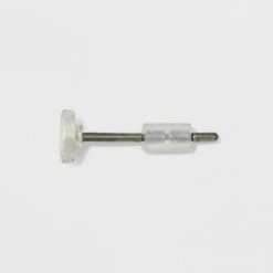 Two Stones, Two Balls, Triangle, Flat Circle, & Hoop Stud Earring Set 8pc - A New Day™