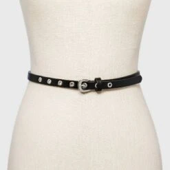 Women's Harness Belt with Metal Grommet - A New Day™ Cognac