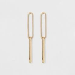 Link Earrings - A New Day™ Gold 7 Link Earrings - A New Day™ Gold -A New Day popular shop unnamed file 1257