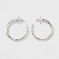 Hoop Earrings - A New Day™ Silver -A New Day popular shop unnamed file 1270