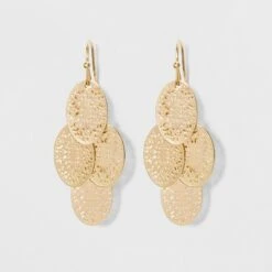Filigree Chandelier Drop Earrings - A New Day™ Gold -A New Day popular shop unnamed file 1288