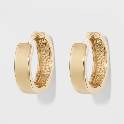 Medium Huggie Earrings - A New Day Silver 5 Medium Huggie Earrings - A New Day Silver - Image 3