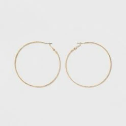 Textured Hoop Earrings - A New Day™ Silver -A New Day popular shop unnamed file 1315