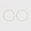 Hoop with Pave Stones Earrings - A New Day Gold 2 Hoop with Pave Stones Earrings - A New Day Gold -A New Day popular shop unnamed file 1323