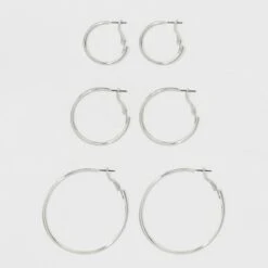 Hoop Earring Set 3ct - A New Day™ Gold -A New Day popular shop unnamed file 1357