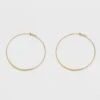 Large Thin Hoop Earrings - A New Day™ Gold 1 Large Thin Hoop Earrings - A New Day™ Gold -A New Day popular shop unnamed file 1371