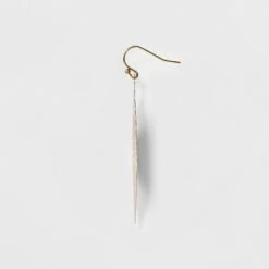Women's Leaf Drop Earring - A New Day™ Gold