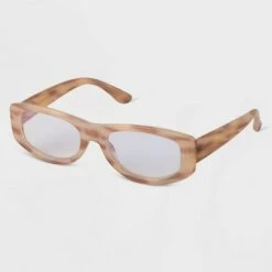 Women's Plastic Cateye Blue Light Filtering Glasses- A New Day™