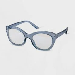 Women's Plastic Cateye Blue Light Filtering Glasses - A New Day™