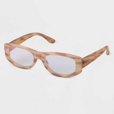 Women's Cateye Blue Light Filtering Reading Glasses - A New Day™ Beige 3 Women's Cateye Blue Light Filtering Reading Glasses - A New Day™ Beige