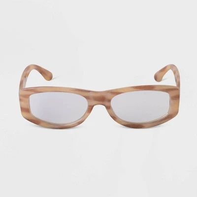 Women's Cateye Blue Light Filtering Reading Glasses - A New Day™ Beige 4 Women's Cateye Blue Light Filtering Reading Glasses - A New Day™ Beige - Image 2