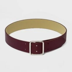 Women's Double Center Prong Belt - A New Day™ Burgundy -A New Day popular shop unnamed file 147