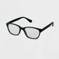 Women's Square Blue Light Filtering Reading Glasses - A New Dayâ„¢ Black