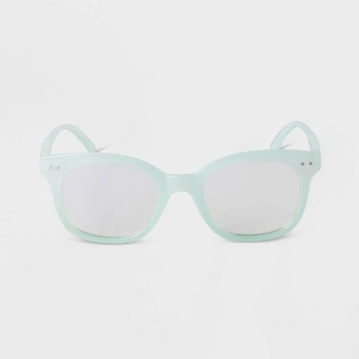 Women's Square Blue Light Filtering Reading Glasses - A New Day™ Light Mint Green 4 Women's Square Blue Light Filtering Reading Glasses - A New Day™ Light Mint Green - Image 2