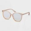 Women's Oversized Cateye Blue Light Filtering Glasses - A New Day™ Tan -A New Day popular shop unnamed file 1518