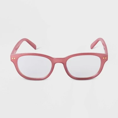 Women's Plastic Square Blue Light Filtering Glasses - A New Day™ Clear 6 Women's Plastic Square Blue Light Filtering Glasses - A New Day™ Clear - Image 4