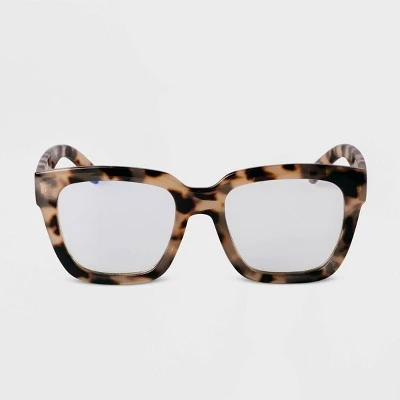 Women's Square Blue Light Filtering Glasses - A New Day™ Clear 6 Women's Square Blue Light Filtering Glasses - A New Day™ Clear - Image 4