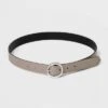 Women's Oval Tapered Center Bar Reversible Belt - A New Day™ Black/Gray -A New Day popular shop unnamed file 162
