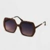 Women's Oversized Square Sunglasses - A New Day™ Brown 1 Women's Oversized Square Sunglasses - A New Day™ Brown -A New Day popular shop unnamed file 1648