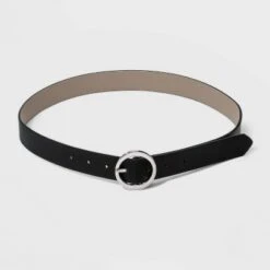 Women's Oval Tapered Center Bar Reversible Belt - A New Day™ Black/Gray -A New Day popular shop unnamed file 165