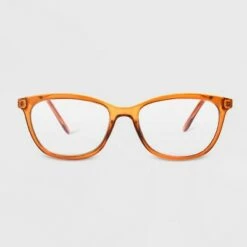 Women's Blue Light Filtering Butterfly Glasses - A New Day™ Peach Orange -A New Day popular shop unnamed file 1658