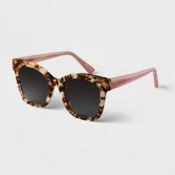 Women's Acetate Square Sunglasses - A New Day™ Brown