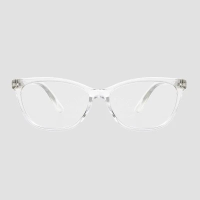 Women's Crystal Cateye Blue Light Filtering Glasses - A New Day™ Clear 6 Women's Crystal Cateye Blue Light Filtering Glasses - A New Day™ Clear - Image 4
