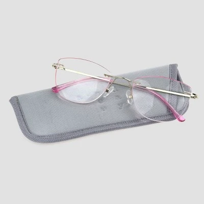 Women's Cateye Blue Light Filtering Square Glasses - A New Day™ Pink 4 Women's Cateye Blue Light Filtering Square Glasses - A New Day™ Pink - Image 2