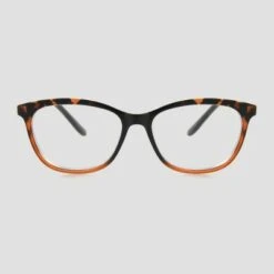 Women's Tortoise Shell Print Butterfly Blue Light Filtering Glasses - A New Day™ Black/Brown -A New Day popular shop unnamed file 1716