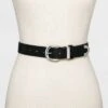Women's Trouser Belt with Metal Loop - A New Day™ Black 1 Women's Trouser Belt with Metal Loop - A New Day™ Black -A New Day popular shop unnamed file 178