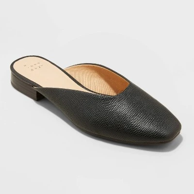 Women's Alayah Mules - A New Day™ Black 6 Women's Alayah Mules - A New Day™ Black - Image 4