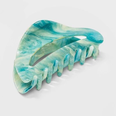 Acrylic Open Center Claw Hair Clip - A New Day™ Orange 6 Acrylic Open Center Claw Hair Clip - A New Day™ Orange - Image 4