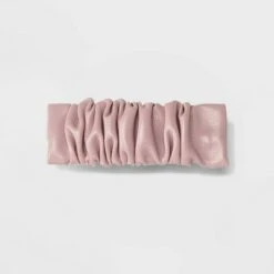 Rouched Faux Leather Barrette Hair Clip - A New Day™ Ivory -A New Day popular shop unnamed file 1862