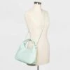 Soft Trapezoid Shoulder Bag - A New Day™ Mint Green