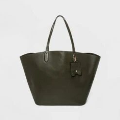 Oversized Fan Tote Handbag - A New Day™ Green -A New Day popular shop unnamed file 1907