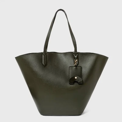 Fan Tote Handbag - A New Day™ Yellow 5 Fan Tote Handbag - A New Day™ Yellow - Image 3