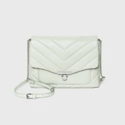 Quilted Boxy Crossbody Bag - A New Day™ White -A New Day popular shop unnamed file 1943